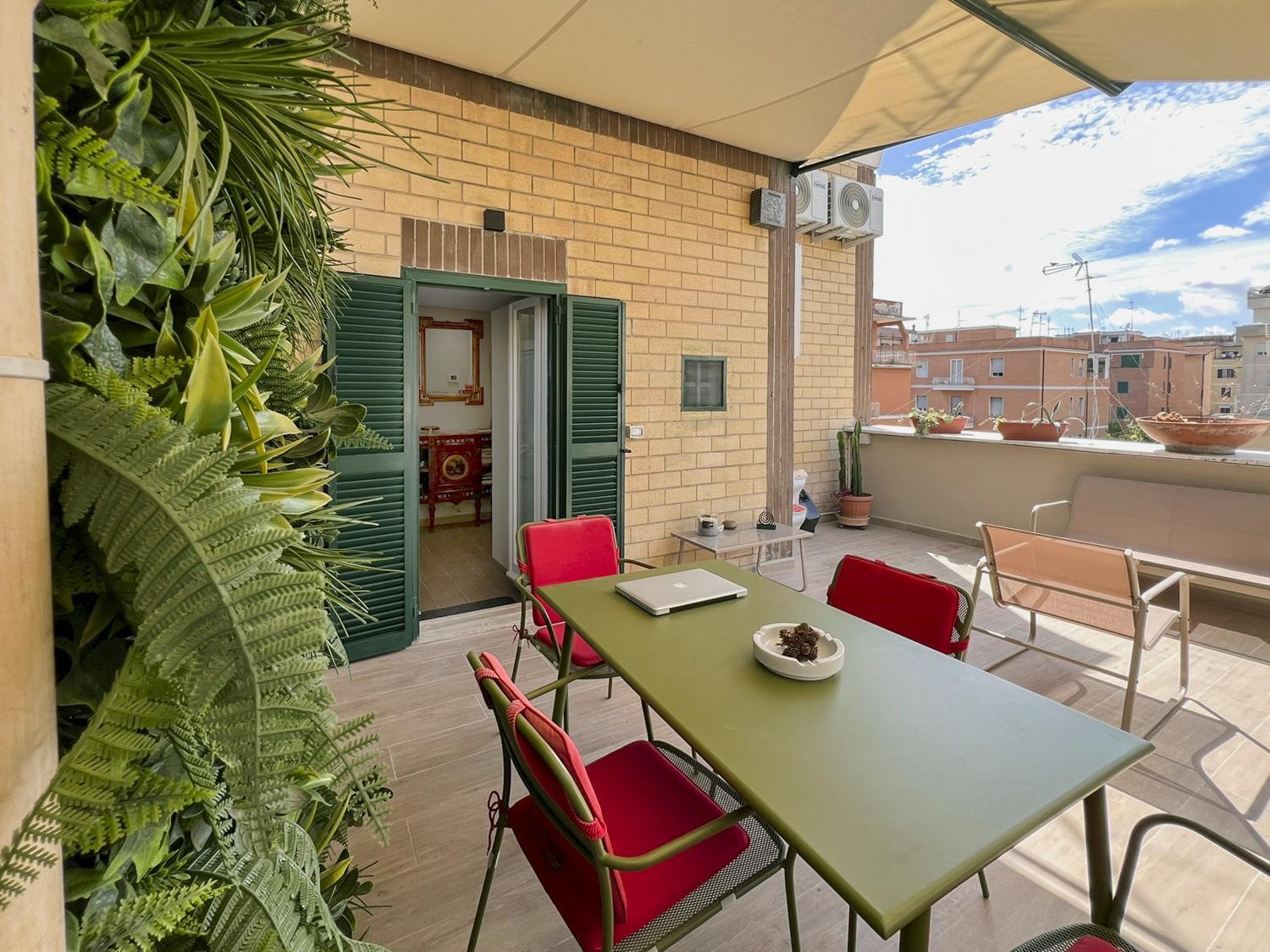 Apartament Attico Urbano Terrazza Su Roma Metro A Cornelia Zewnętrze zdjęcie