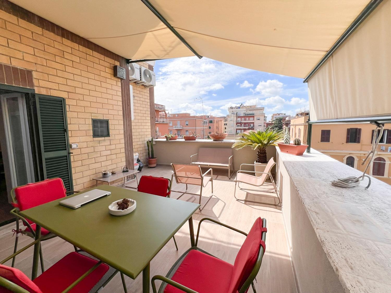 Apartament Attico Urbano Terrazza Su Roma Metro A Cornelia Zewnętrze zdjęcie