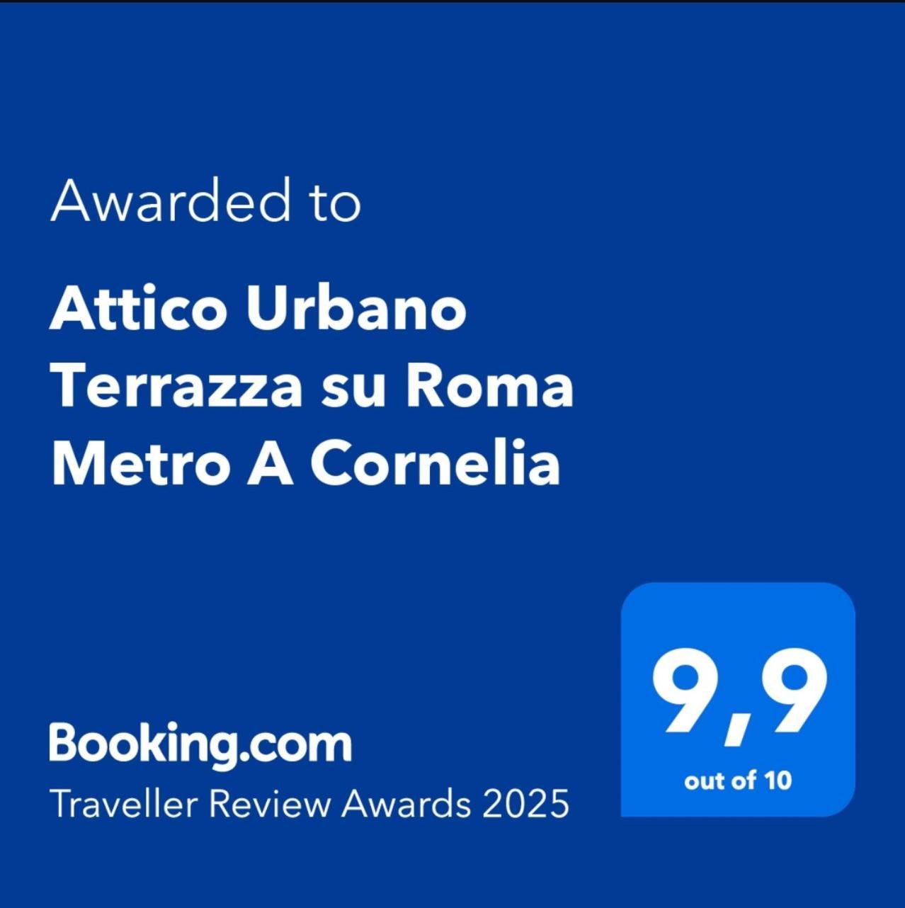 Apartament Attico Urbano Terrazza Su Roma Metro A Cornelia Zewnętrze zdjęcie